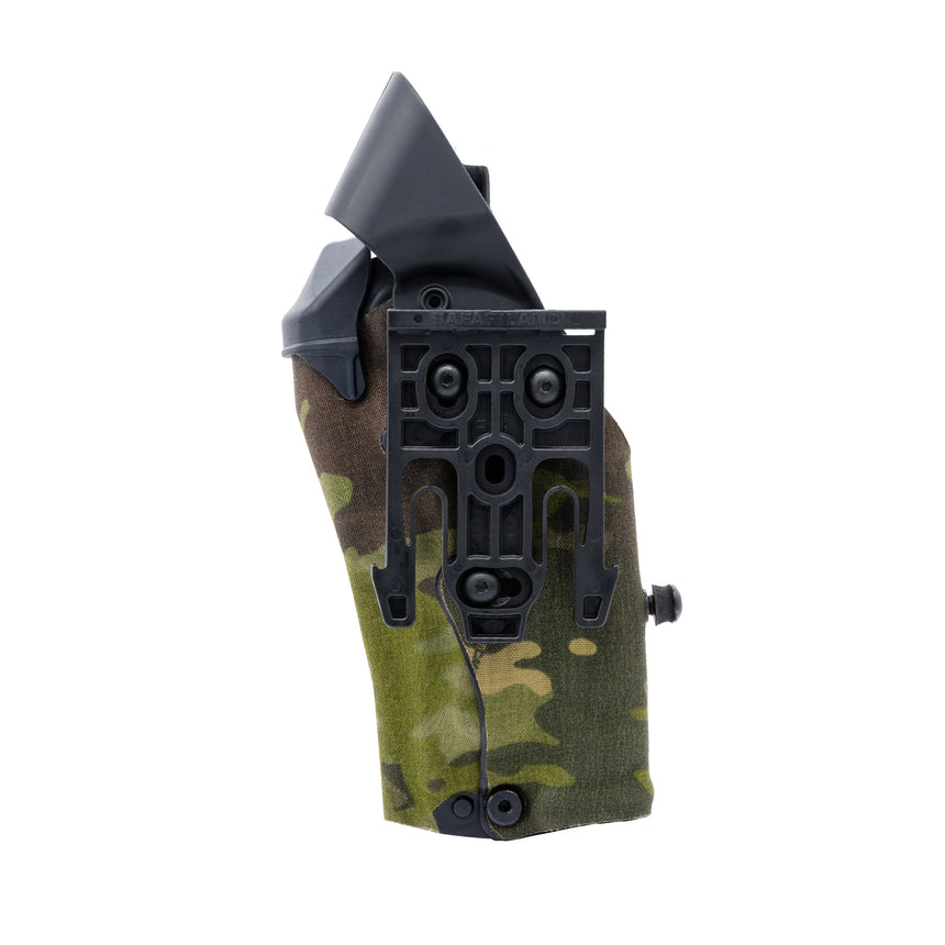 6304RDS - ALS/SLS® MultiCam® Tropic Holster w/ QLS 19 Locking Fork - Safariland